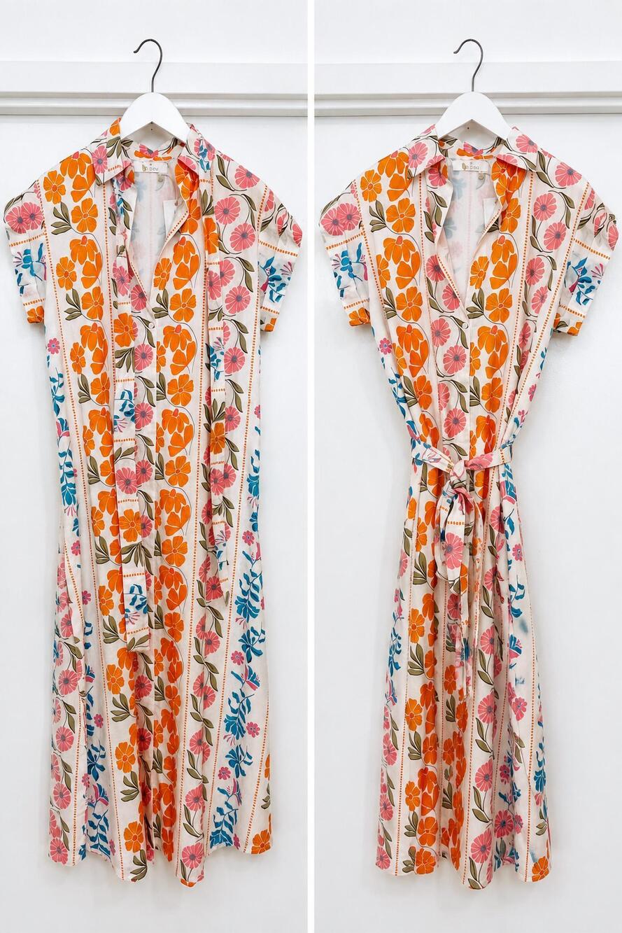 NEW BINDU women's paige dress in white